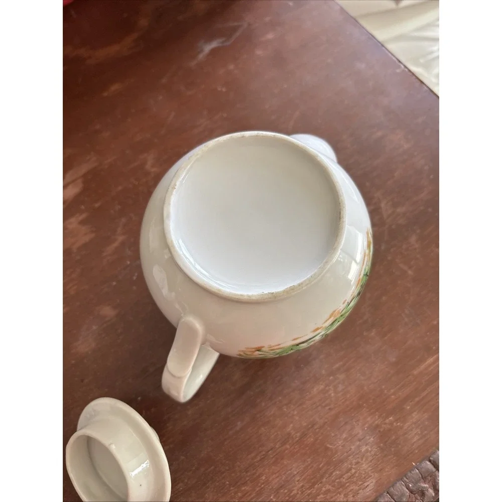 Vintage Floral Teapot Made in Japan 5